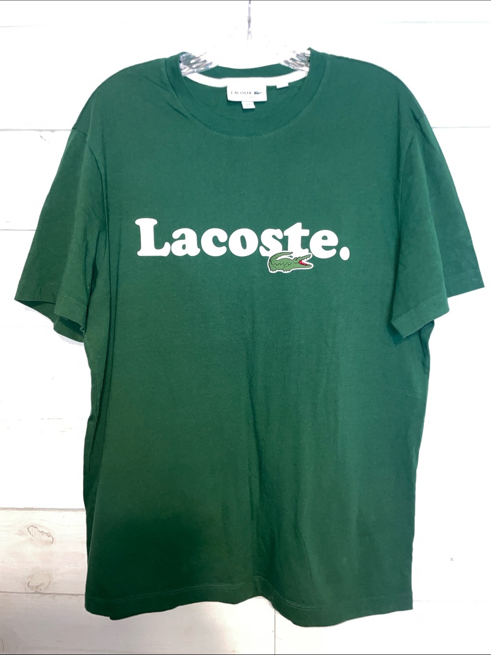 Lacoste Dark Green Logo Short Sleeve Tee